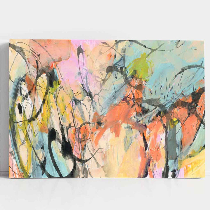 Abstract Graffiti Wall Art Prints Canvas Print | Bowlift