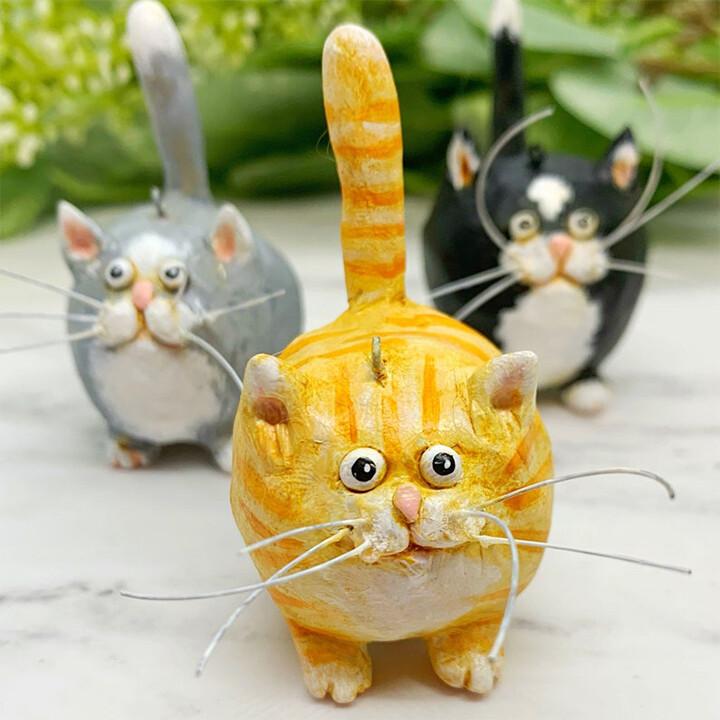 BowLift | Unique Handmade Cat Christmas Ornament - Purrfect Holiday Hangers