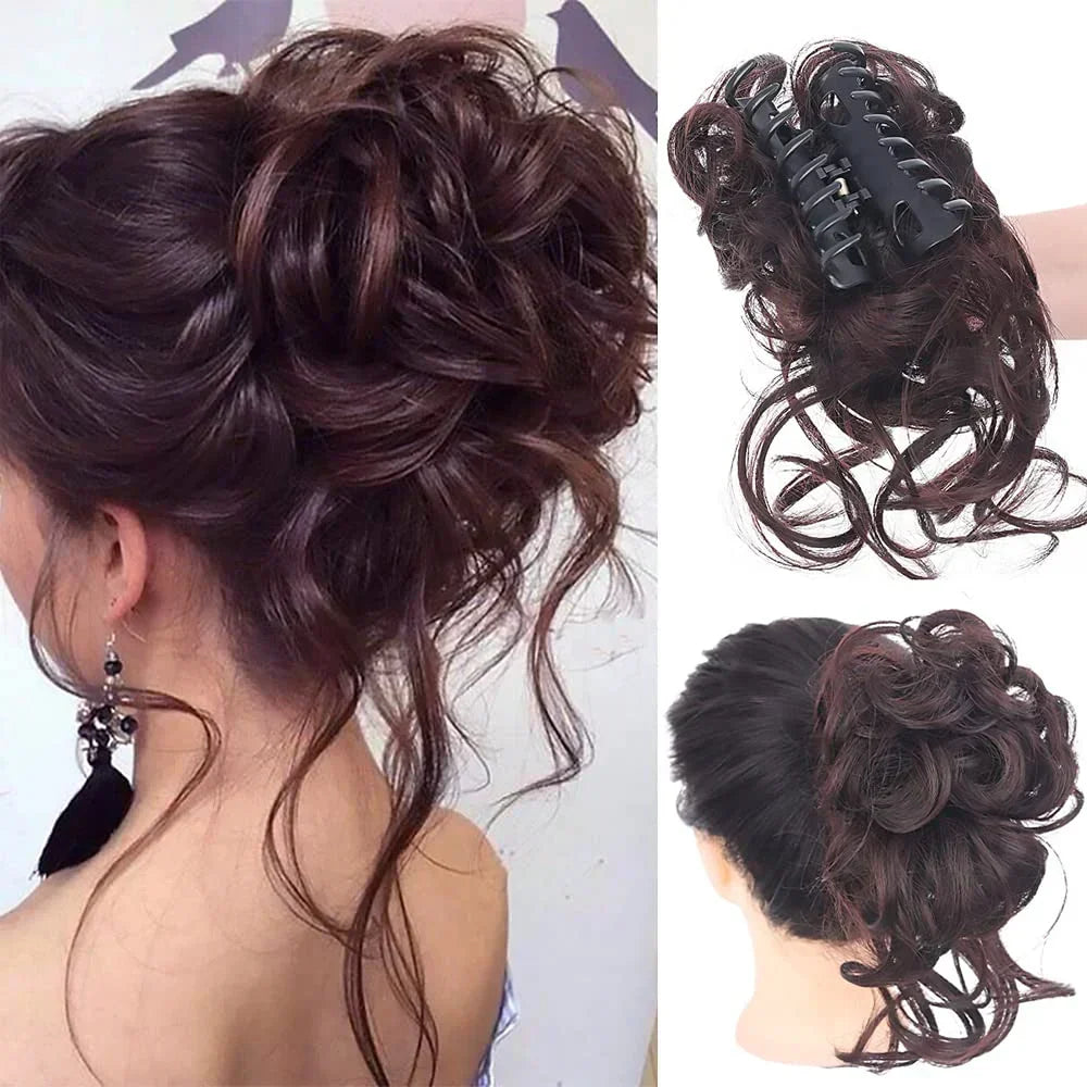 CurlyBun: Instant Curled Bun Hair Clip
