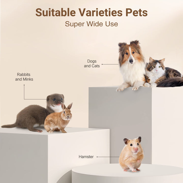 BowLift | Ultimate Pet Grooming Kit - 4-in-1 Electric Clippers with 4 Interchangeable Blades