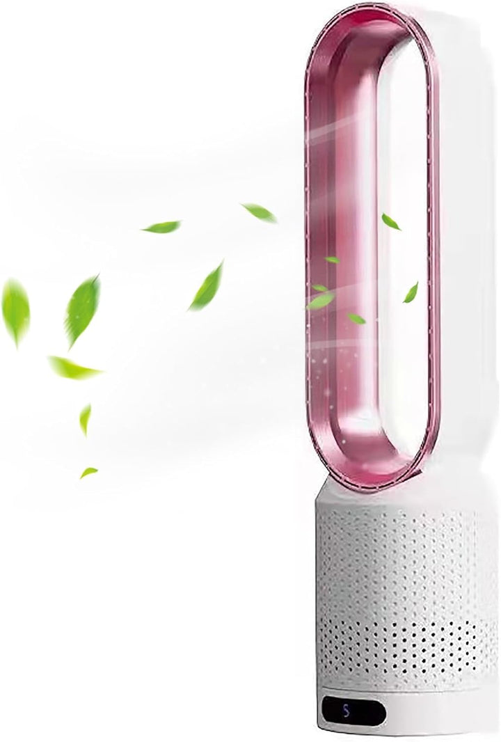 Portable Bladeless Fan with Air Purification and Remote Control | Bowlift