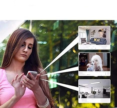 BowLift | WLAN Surveillance Camera SecureView Mini | 1080P Full HD | Weatherproof & Wireless | App Control & Night Vision