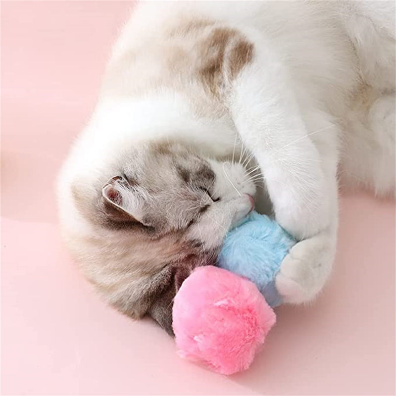 BowLift | Pet Electric Ball Toy with Plush Cover(4 Colors Included)