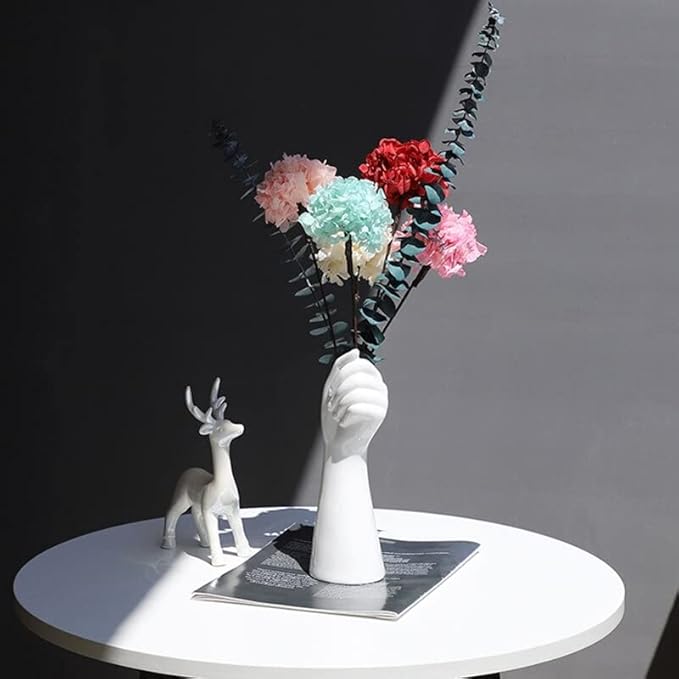 BowLift | Nordic Style Golden Hand Ceramic Vase - Modern Decorative Centerpiece for Home & Office