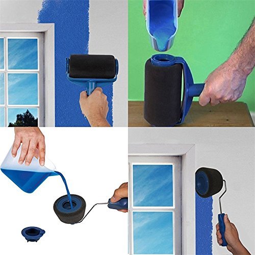 Paint roller with container - 5 pieces/8 pieces | Bowlift