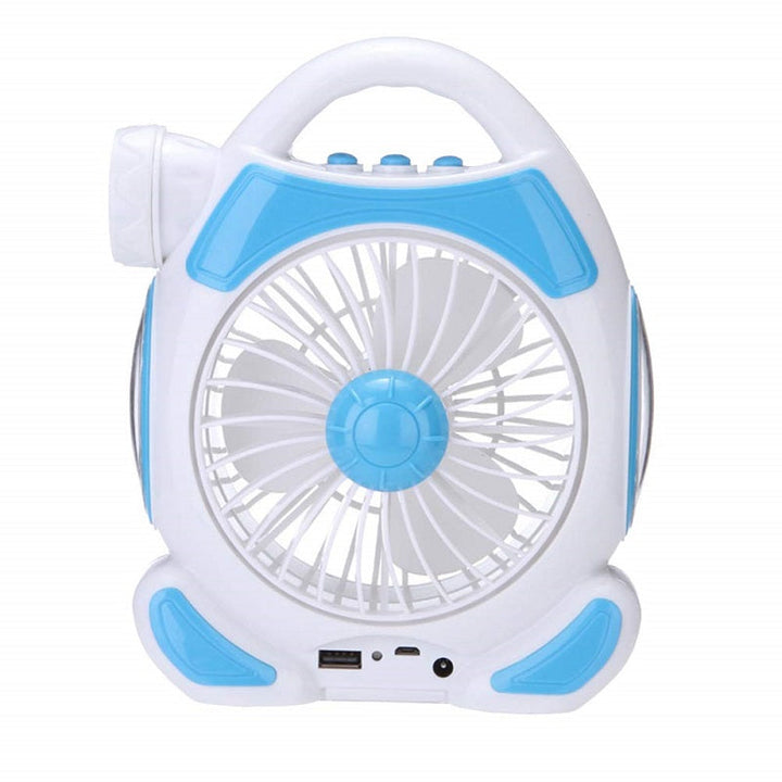 Rechargeable Desktop Fan With Light | Bowlift