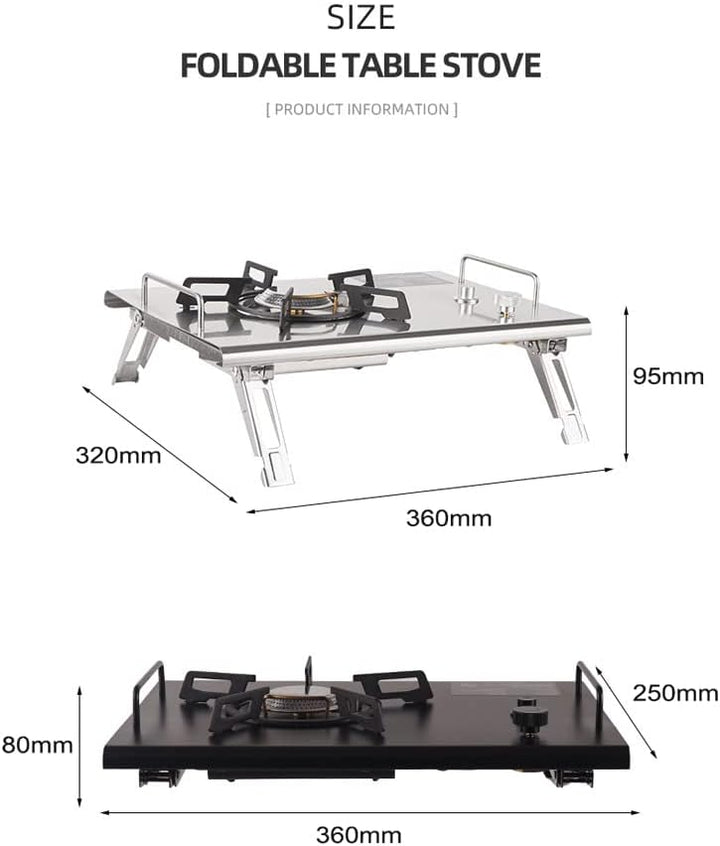 BowLift | Outdoor Folding Camping Stove with Electronic Ignition – Travora