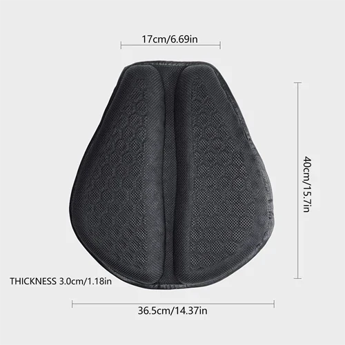 BowLift | Motorcycle Gel Seat Pad for Long Distance Rides