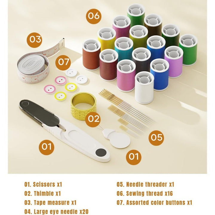 Magnetic Two-Layer Sewing Kit Bowlift