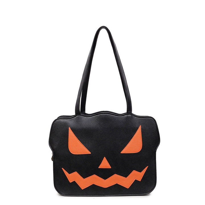BowLift | Halloween Messenger Bag – Shoulder bag in Black and Orange Spooky Style