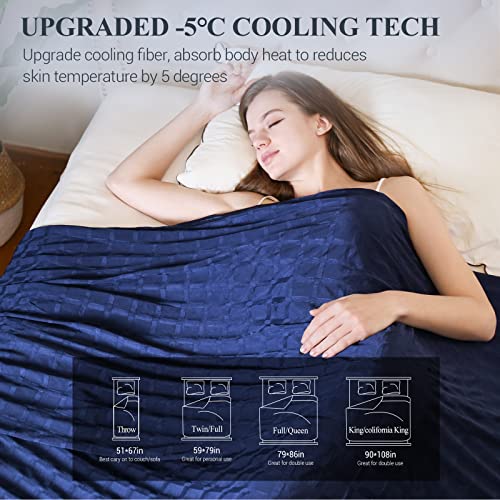 Q-Max > 0.5 Cooling Blanket – Double-Sided  Fabric for All-Season Comfort | Bowlift