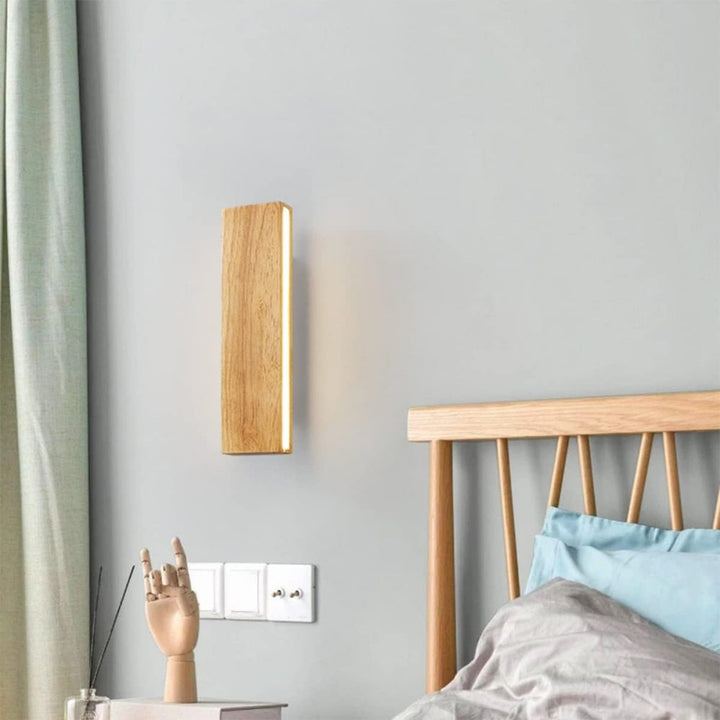 BowLift | Wall Light With Rotatable Wood LED Design