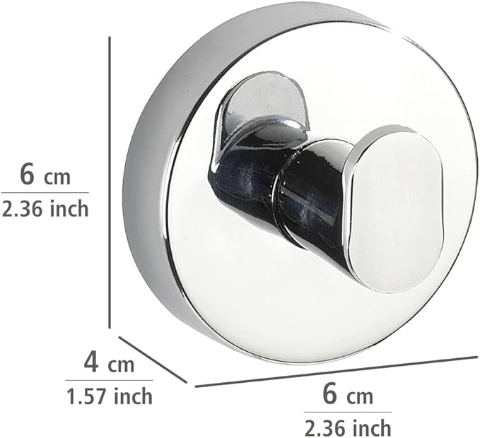 BowLift | Vacuum-Loc Wall Hooks Duo Capri – Drill-Free & Strong Wall Mounting for Bathroom & Kitchen