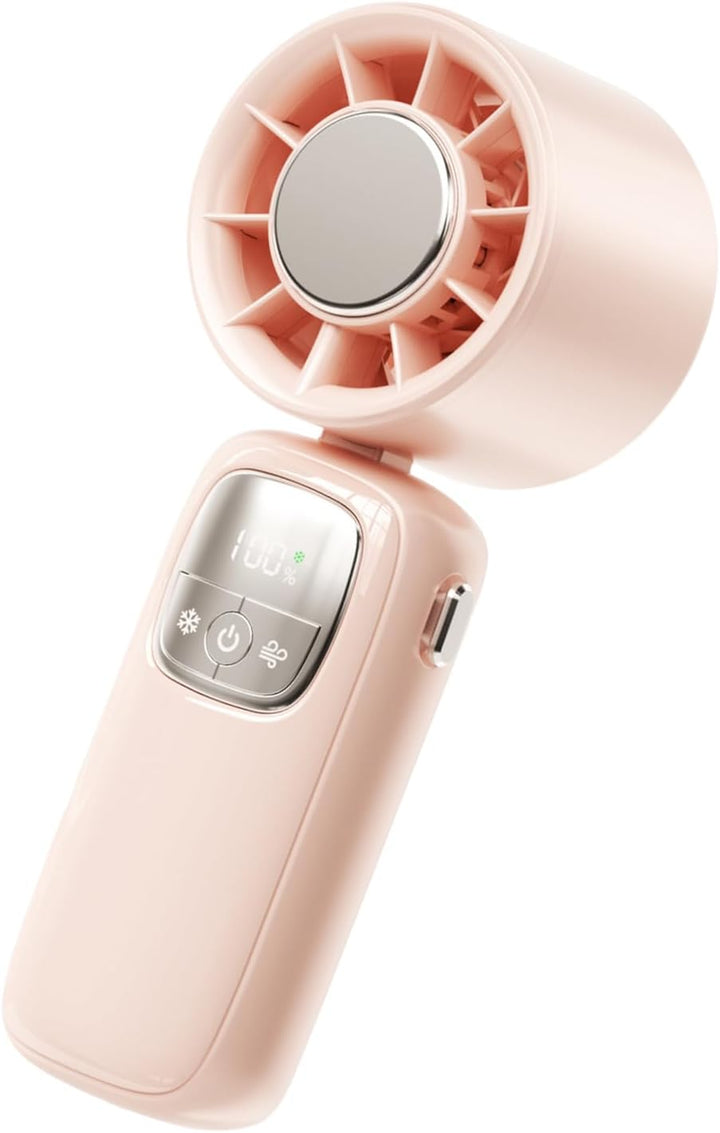 BowLift | Portable Foldable Handheld Fan with LED Display 100 Speeds