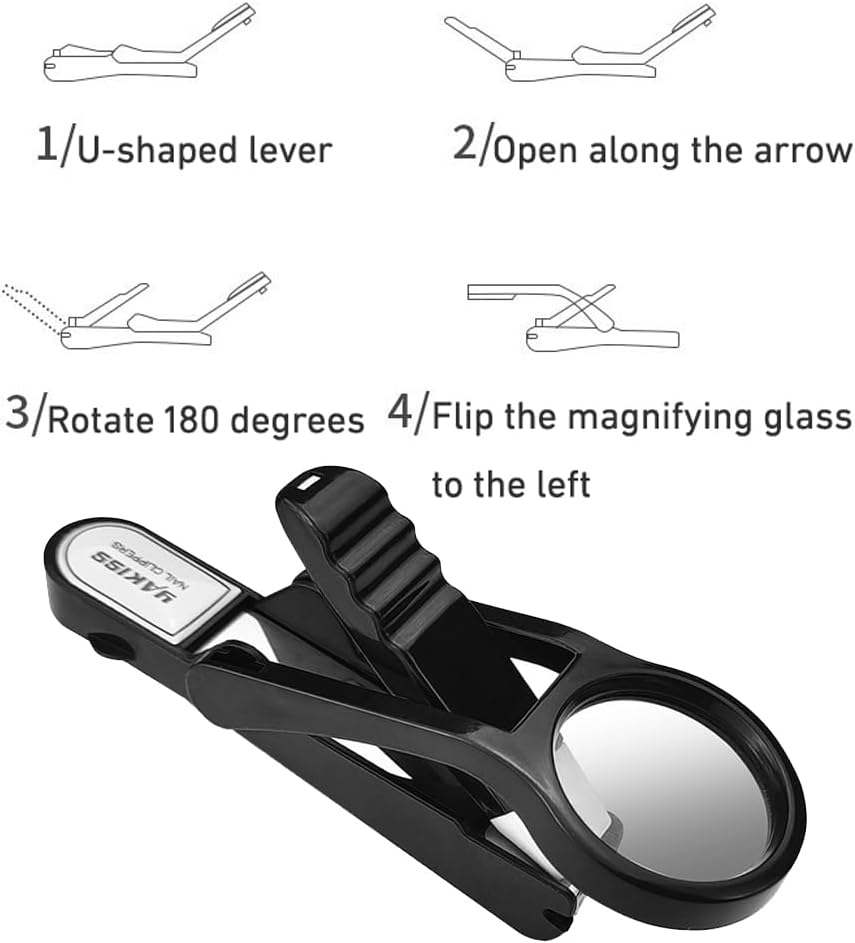 BowLift | 2X Magnifying Nail Clipper with Precision Blades