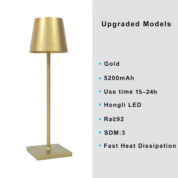 Adjustable Aluminum Table Lamp for Home Bowlift