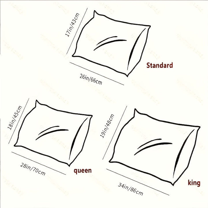 2pcs Bed Pillows For Sleeping, Cooling Pillows, Top-end Microfiber Cover For Side Stomach Back Sleepers | Bowlift