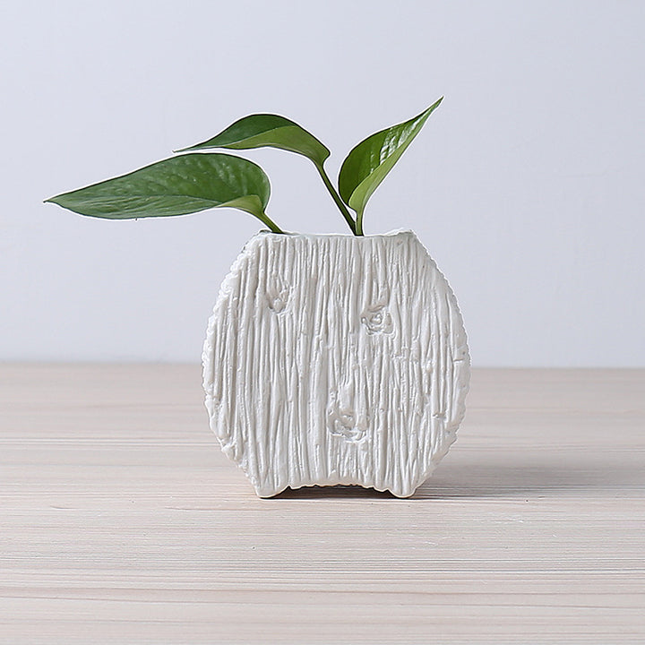 Textured Modern Ceramic Plant Pot