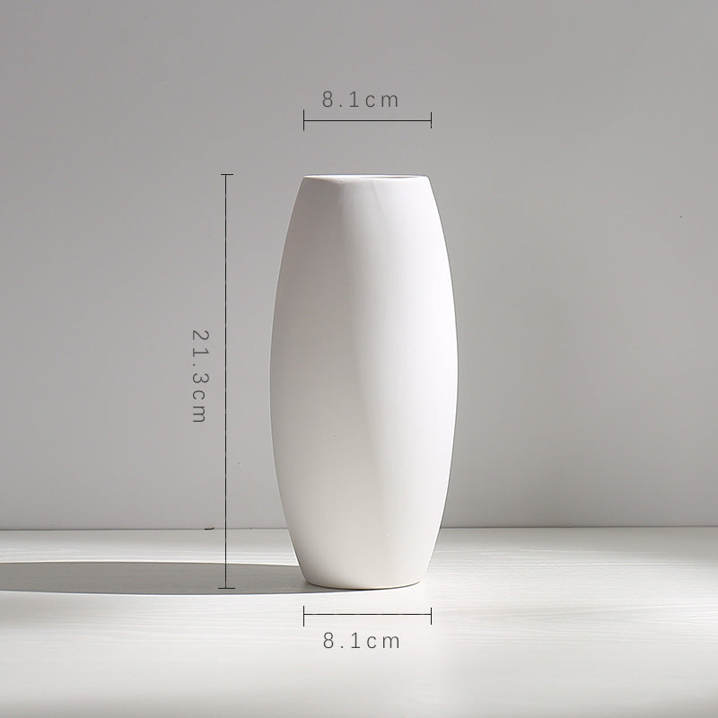 Elegant Slim Ceramic Flower Vase