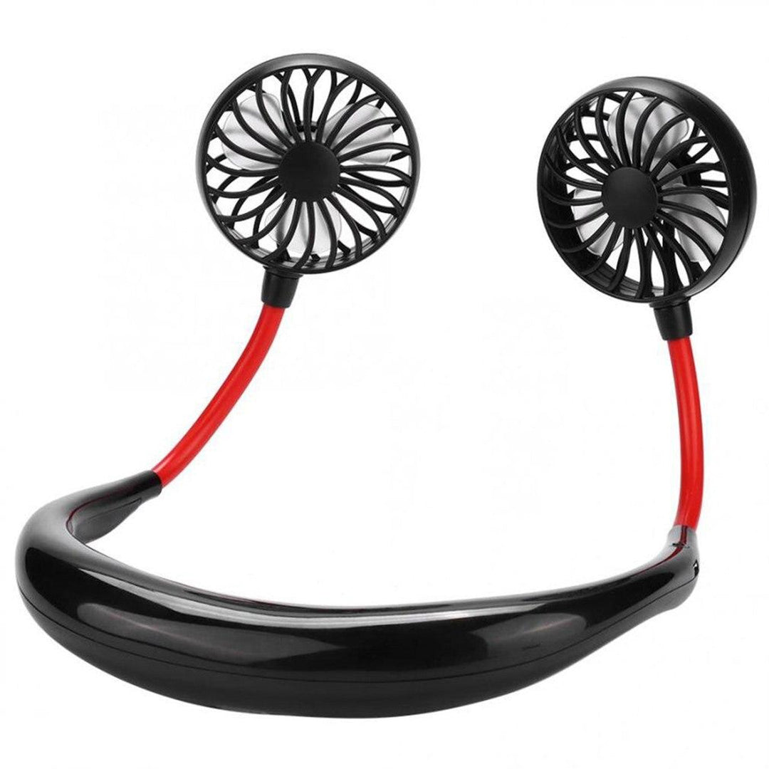 USBPortable Fan Cold Fan Hands Free Neck Fan Hanging Rechargeable Mini Sports Fan | Bowlift