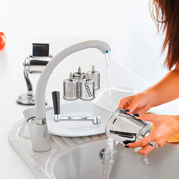 BowLift | Multi-Functional Kitchen Rotary Food Grater Slicer