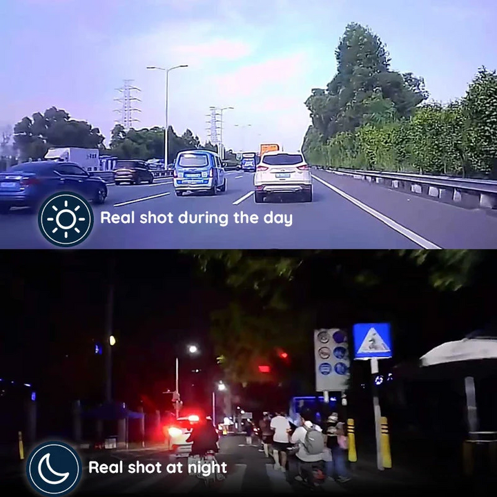 BowLift | Wide Angle 1920x1080P FHD Dual Dash Cam
