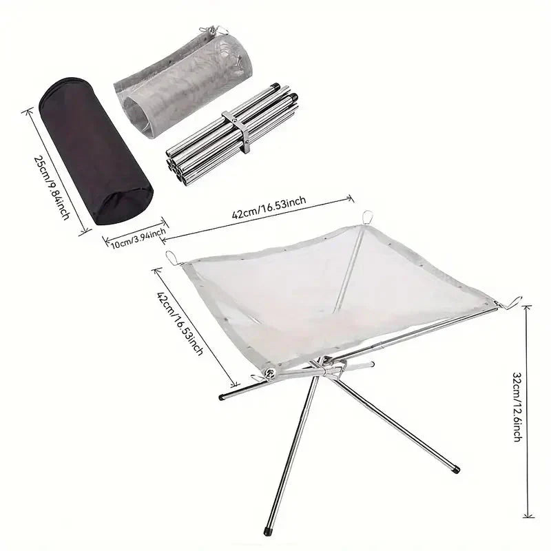 BowLift | Foldable Campfire Stand - FireFlex