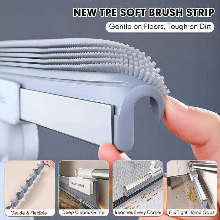 Floor wiper with rubber lip & TPE bristles | Bowlift