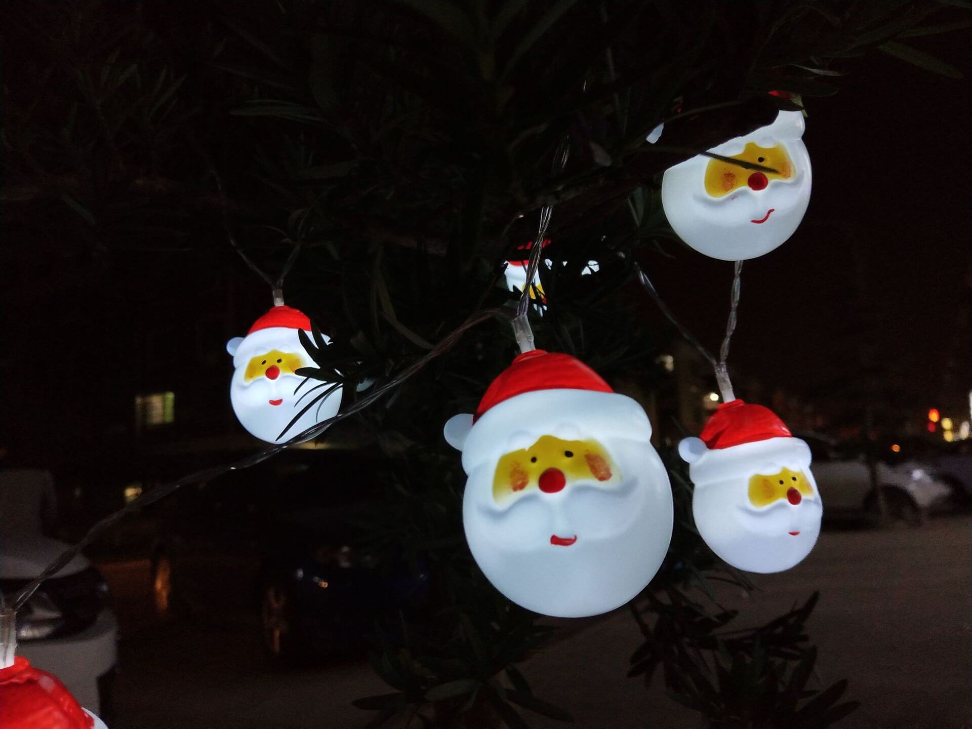 BowLift | Christmas Santa Claus String Lights Patio Party Decoration 10/20 Battery String Lights