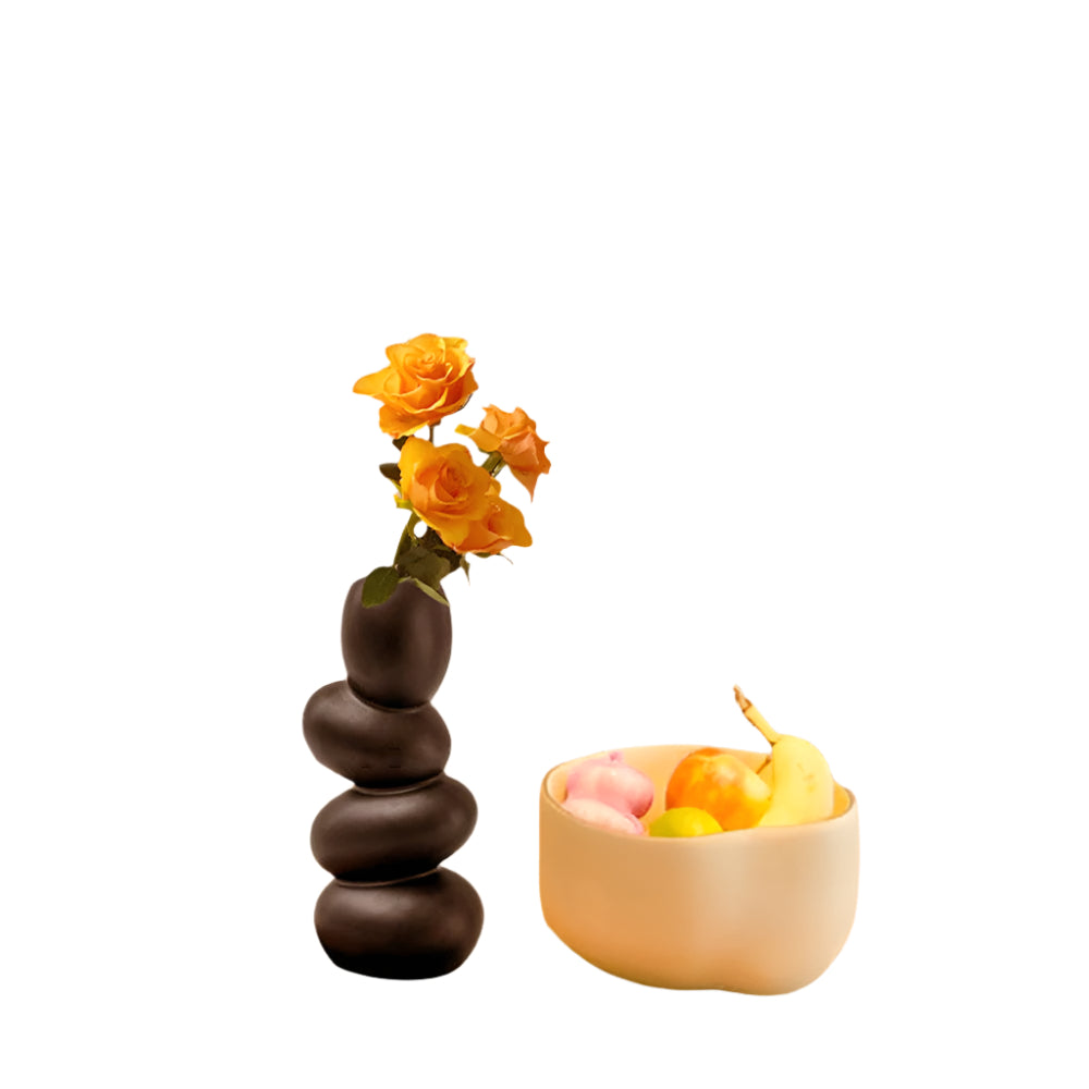 Large Egg-Shaped Modern Centerpiece Decoration Bowlift