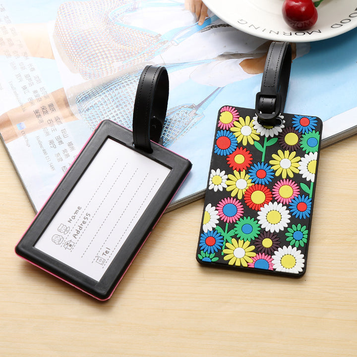 Unisex Vibrantly Patterned Travel Luggage Tag Bowlift