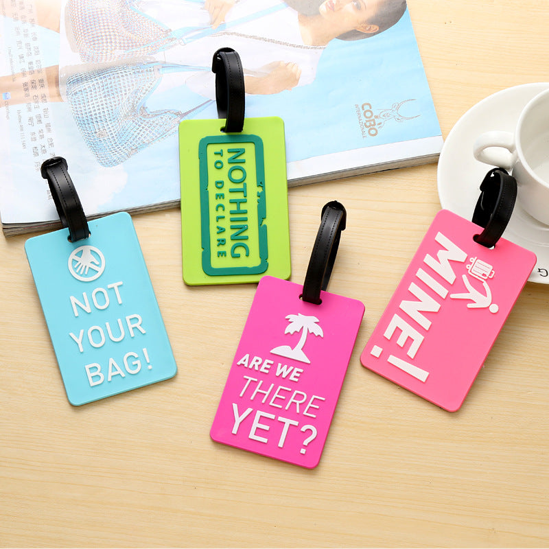 Unisex Fun Travel-Themed Luggage Tag Bowlift