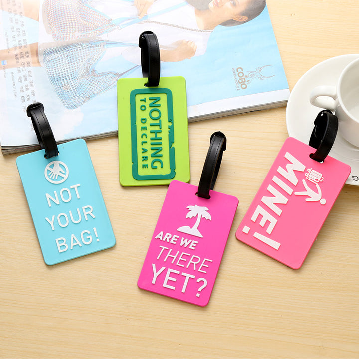 Unisex Fun Travel-Themed Luggage Tag Bowlift