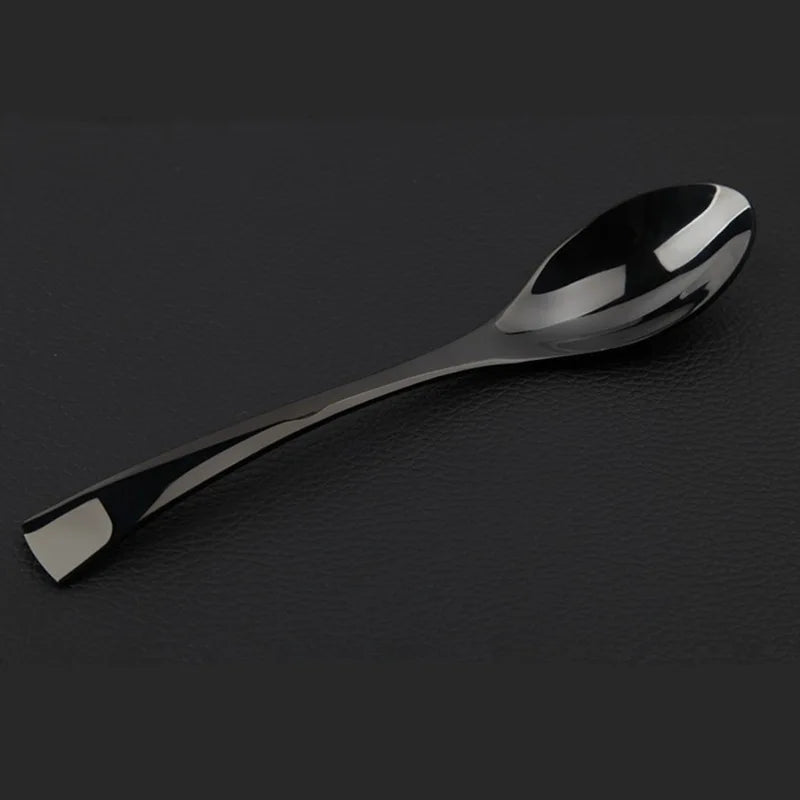 BowLift | Classical Black Rose Cutlery Set