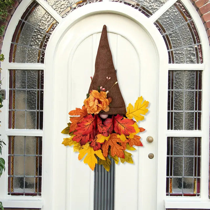 BowLift | Fall Maple Gnome Front Door Hanger