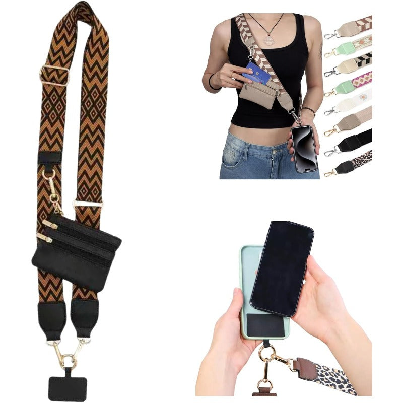 BowLift | Stylish Crossbody Phone Lanyard with Detachable Mini Wallet