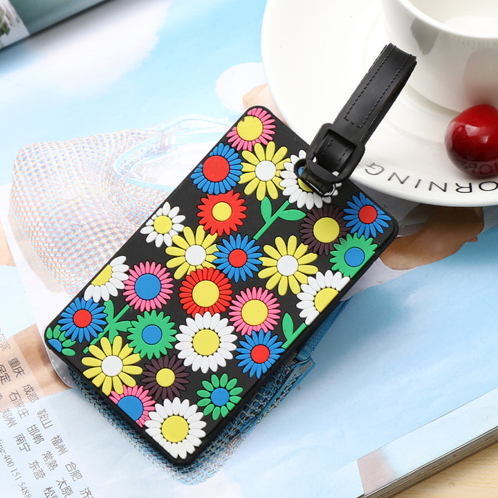 Unisex Vibrantly Patterned Travel Luggage Tag Bowlift