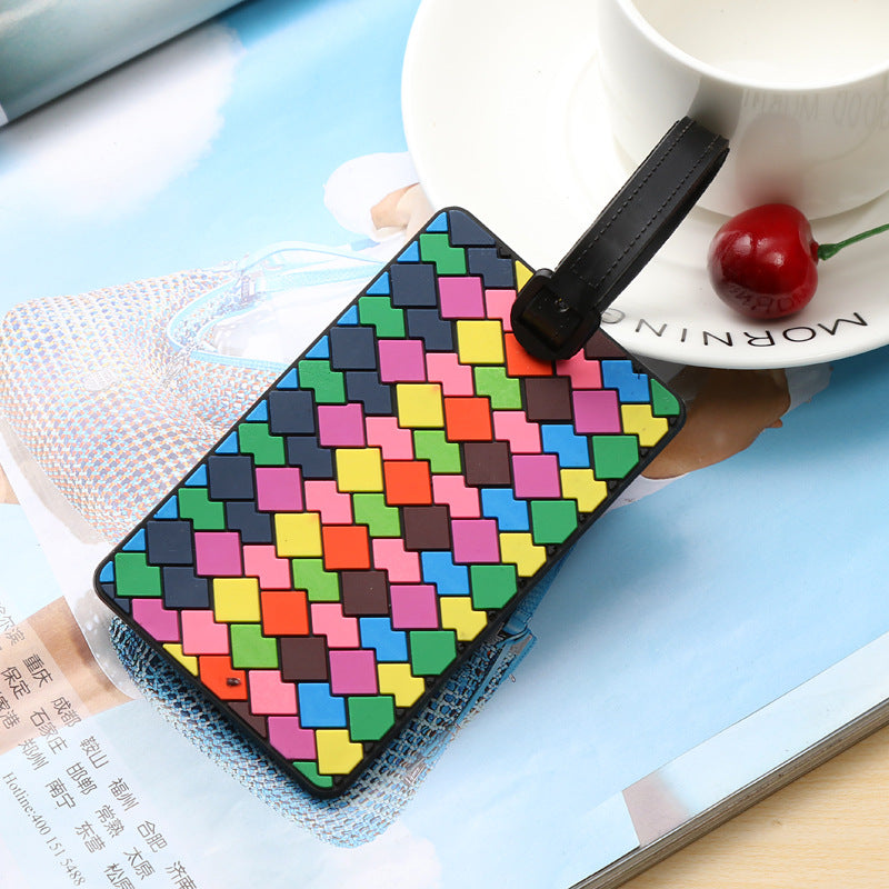 Unisex Vibrantly Patterned Travel Luggage Tag Bowlift