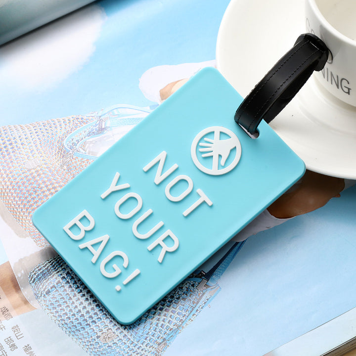 Unisex Fun Travel-Themed Luggage Tag Bowlift