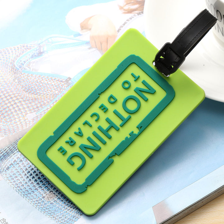 Unisex Fun Travel-Themed Luggage Tag Bowlift