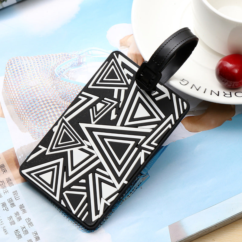 Unisex Vibrantly Patterned Travel Luggage Tag Bowlift