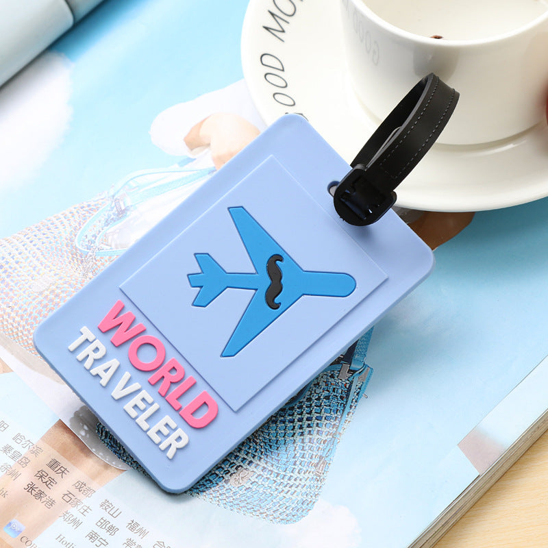 Unisex Whimsical Road-Themed Luggage Tag Bowlift