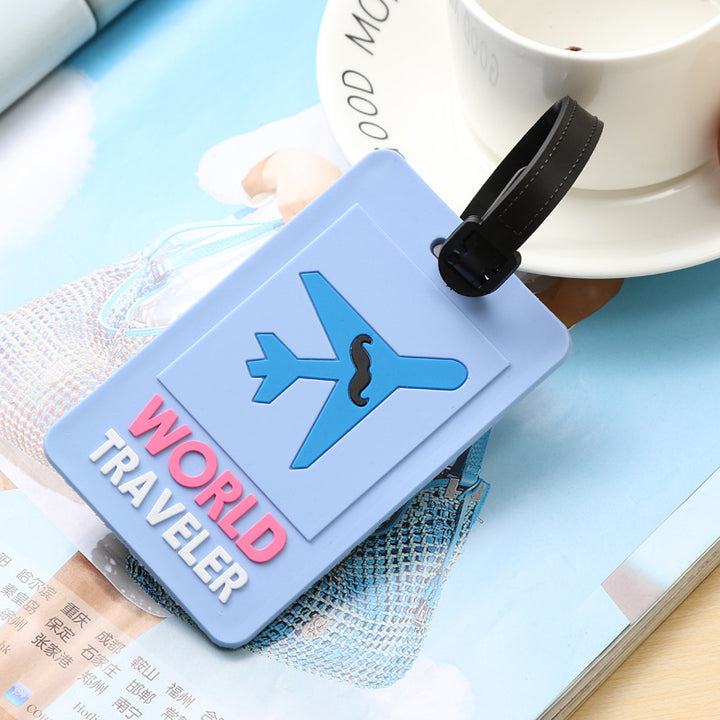 Unisex Whimsical Road-Themed Luggage Tag Bowlift
