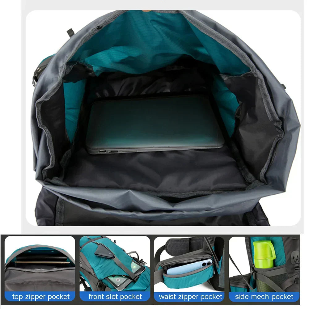 TerraVanta 70L Trekking Backpack – Master every path with comfort and unstoppable organization | Bowlift