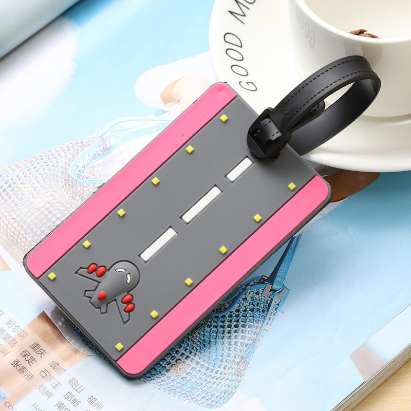 Unisex Whimsical Road-Themed Luggage Tag Bowlift