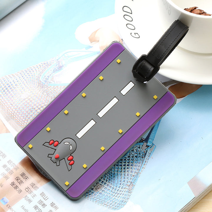 Unisex Whimsical Road-Themed Luggage Tag Bowlift