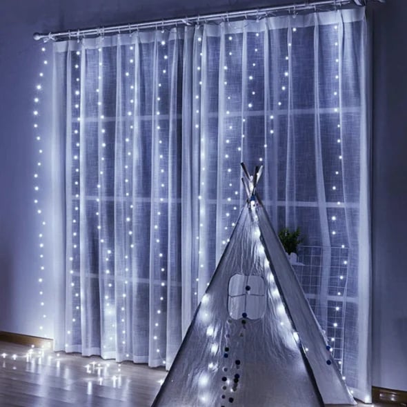 BowLift | LED Rainbow Curtain Lights — Color Changing Waterproof Decoration