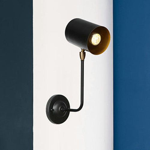 BowLift | Antiqued Right Angle Arm Wall Lamp 1 Lamp 6