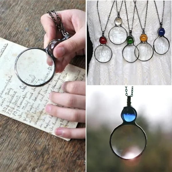 BowLift | Necklace with magnifying pendant