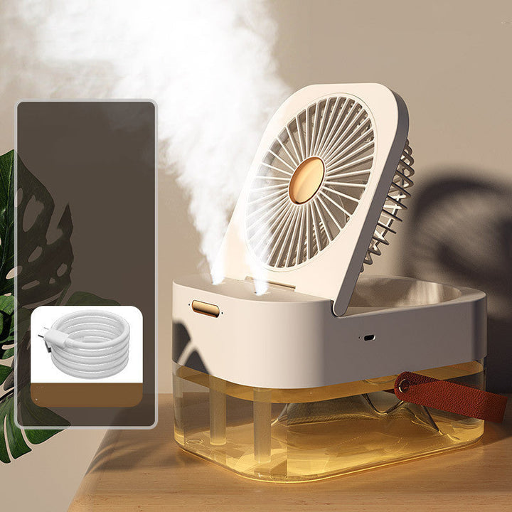 Dual Spray Desktop Air Cooler | Bowlift